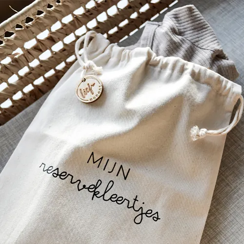 Bewaarzakje reservekleding baby en opvang | Lief Moment