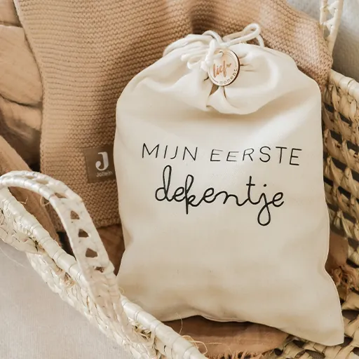 Bewaarzakje eerste babydekentje | Lief Moment