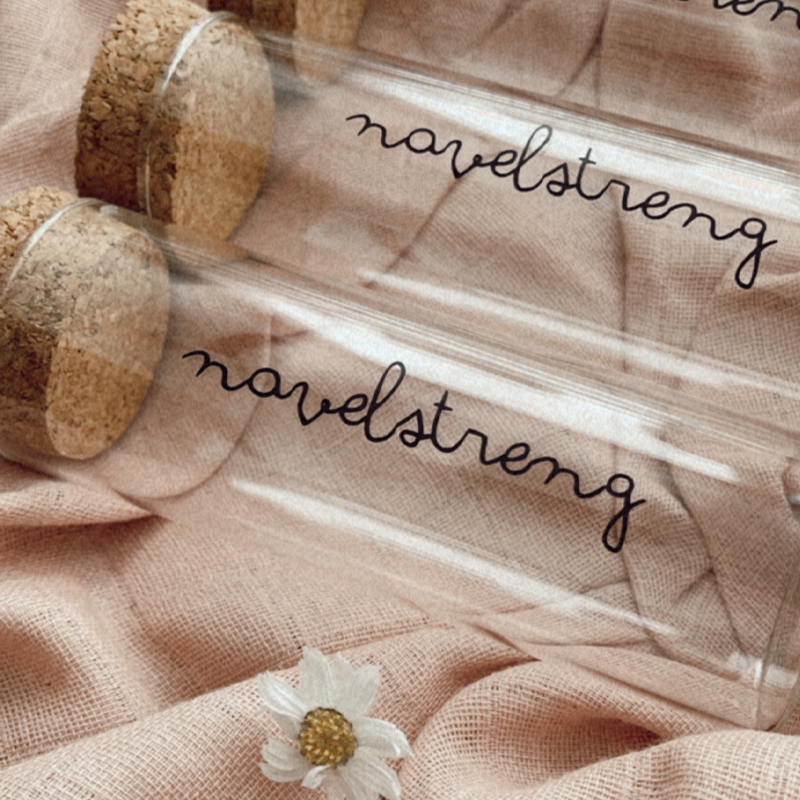 Glazenbuisje voor navelstreng L