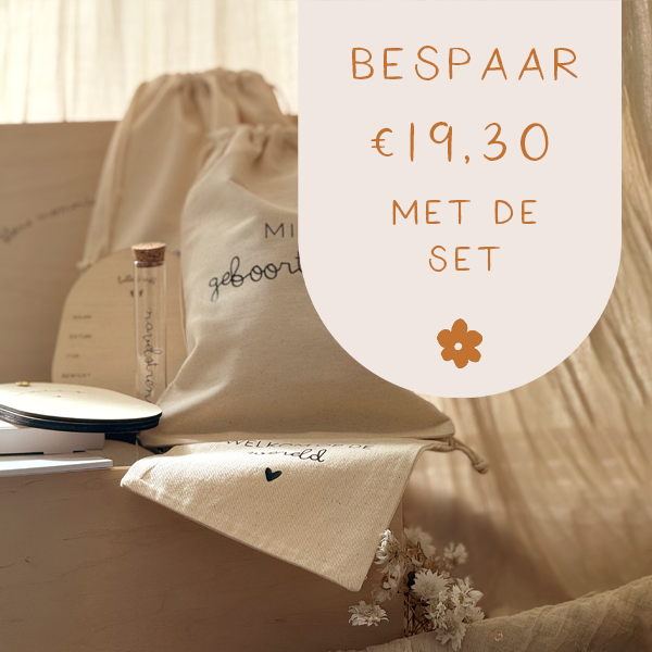 Welkom Op de Wereld, geboorte & kraamtijd set